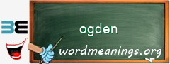 WordMeaning blackboard for ogden